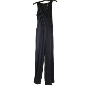 Sleeveless Black Jumpsuit Stretchy NWT Size XS Wide Leg New York and Company